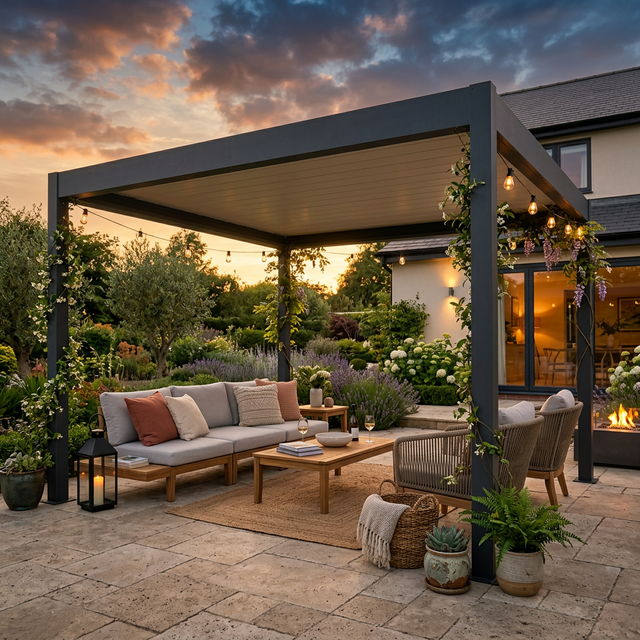 Pérgola de hierro fabricada por Codelme en Castellón